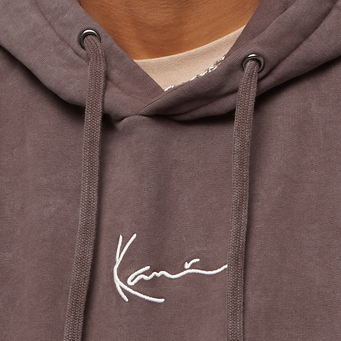 Karl Kani Small Signature OS Washed Heavy Sweat Landscape Hoodie marrone 26626 3