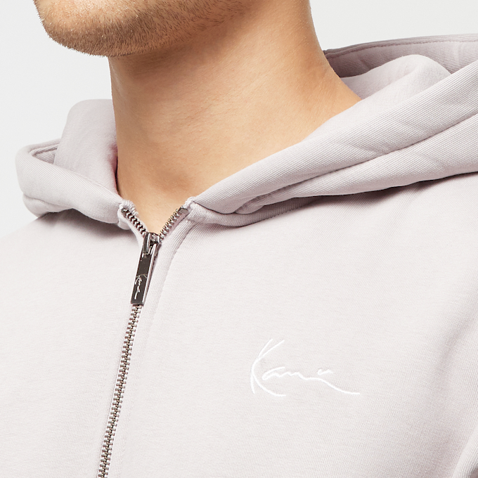 Karl Kani Chest Signature Essential Zip Hoodie grau 26635 3