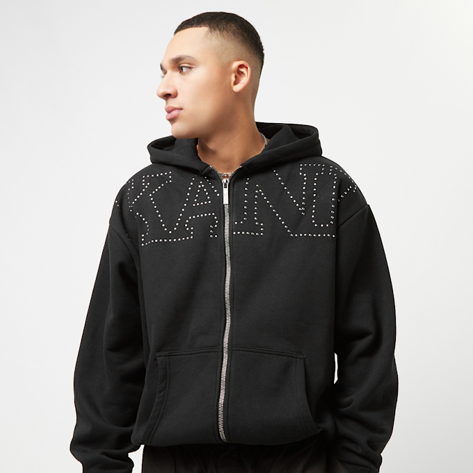 Karl Kani Studded Retro OS Full Zip Hoodie schwarz 26638 1