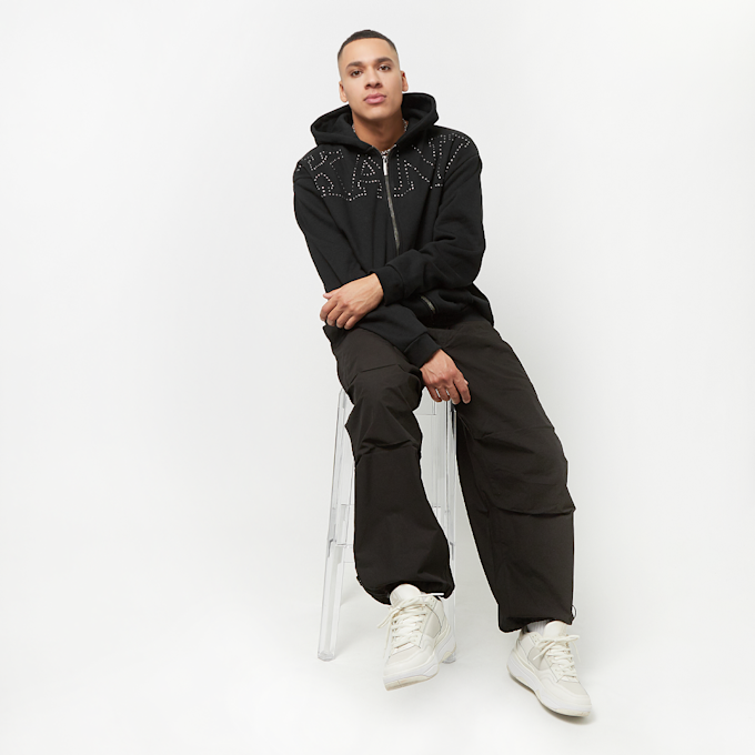 Karl Kani Studded Retro OS Full Zip Hoodie schwarz 26638 4