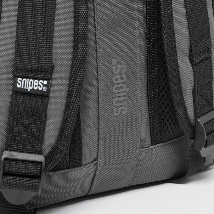 SNIPES Large Basic Logo Drawstring Skate Backpack siva 26688 5