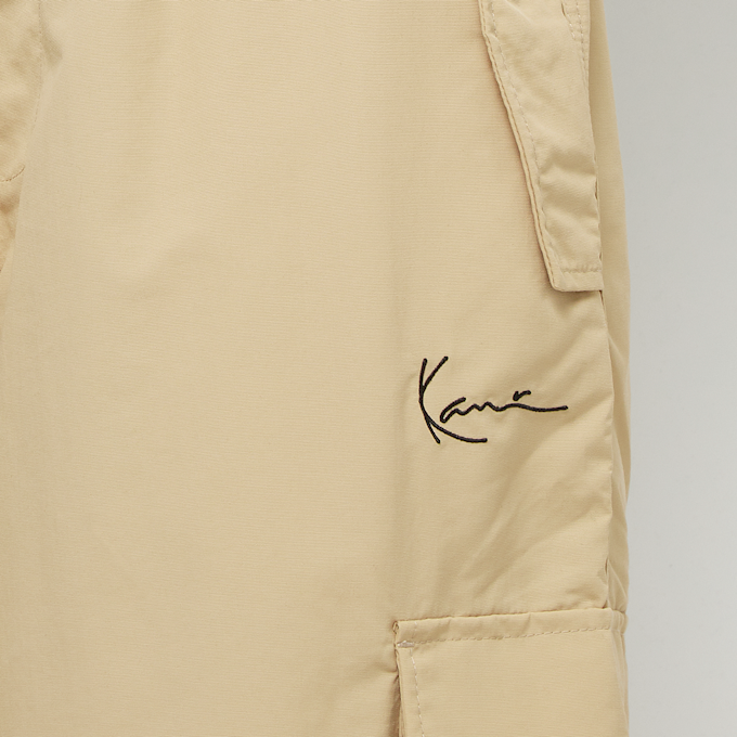 Karl Kani Small Signature Wide Parachute Pants beige 26699 5