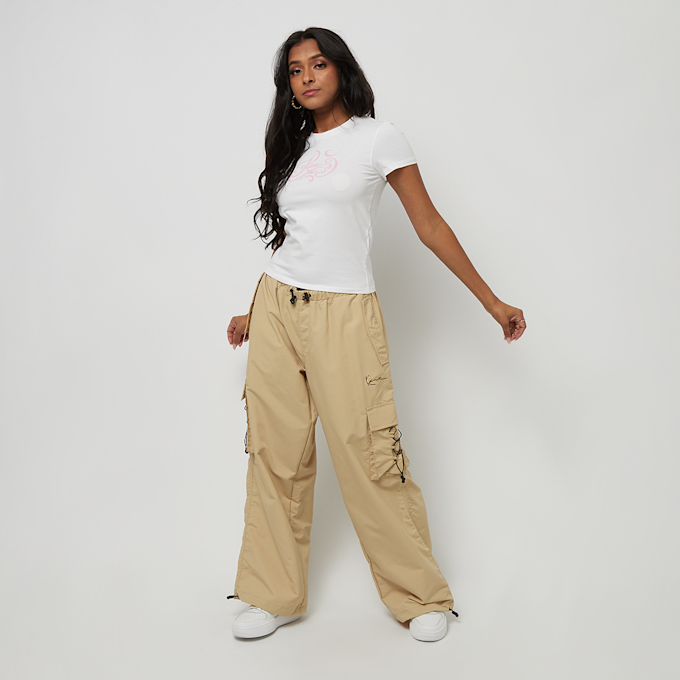 Karl Kani Small Signature Wide Parachute Pants beige 26699 6