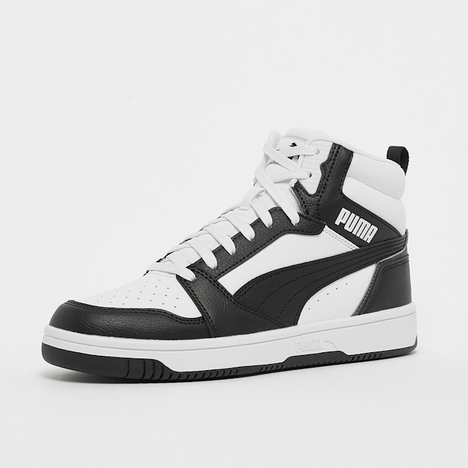 PUMA Rebound V6 Mid Jr puma white/puma black/shadow gray (GS) blanc 26719 2