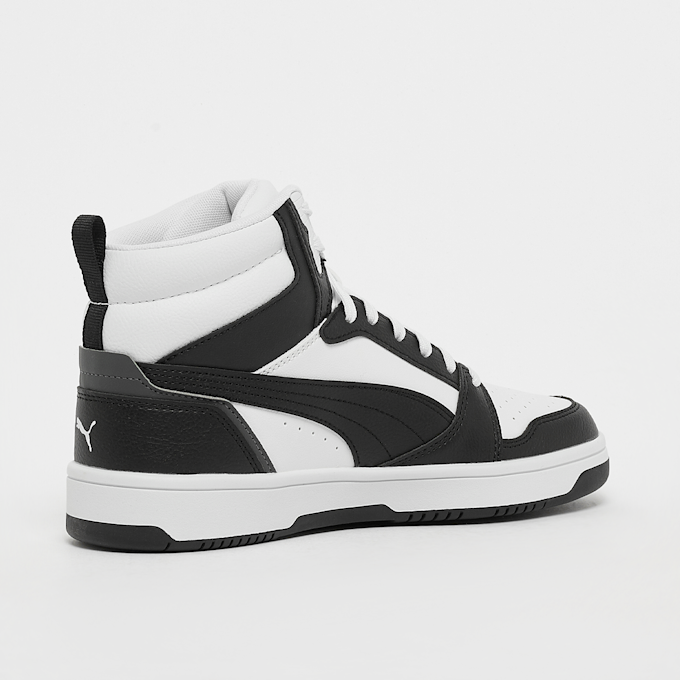 PUMA Rebound V6 Mid Jr puma white/puma black/shadow gray (GS) blanc 26719 3
