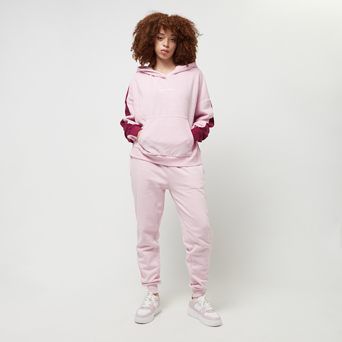 Karl Kani Small Signature Block Oversized Toweling Hoodie rosa 26757 4