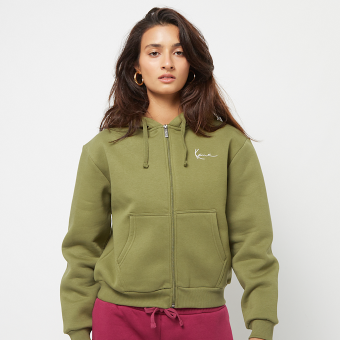 Karl Kani Chest Signature Essential Zip Hoodie grün 26761 1