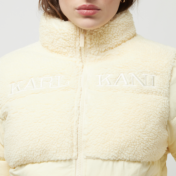 Karl Kani Retro Teddy Puffer Jacket beige 26787 3