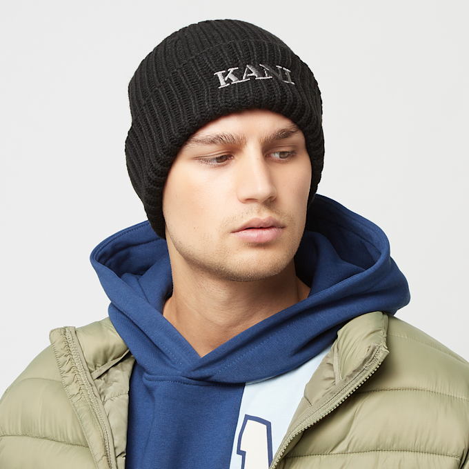 Karl Kani Small Retro Embro DamageBeanie noir 26794 4