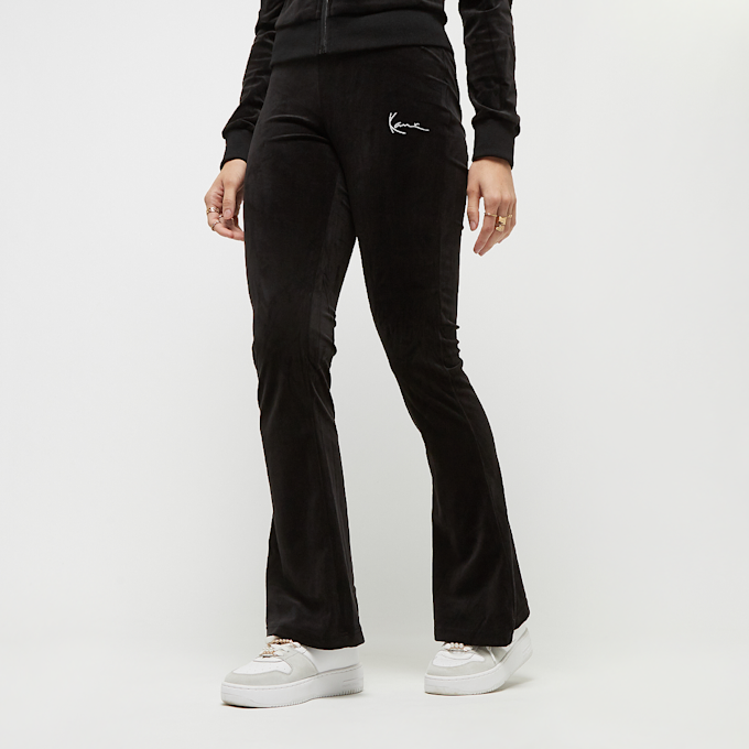 Karl Kani Small Signature Flared Velvet Pants schwarz 26830 1