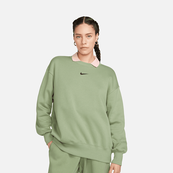 Nike Sportswear Phoenix Fleece Women's Oversized Crewneck Sweatshirt rouge 27185 1