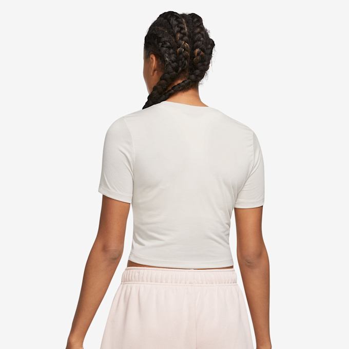 Nike Sportswear Essential Slim-Fit Crop T-Shirt beige 27189 2