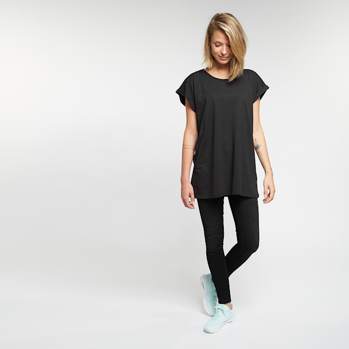 Nike Sportswear Essentials Ribbed Short-Sleeve Mod Cropped Top weiß 27227 4