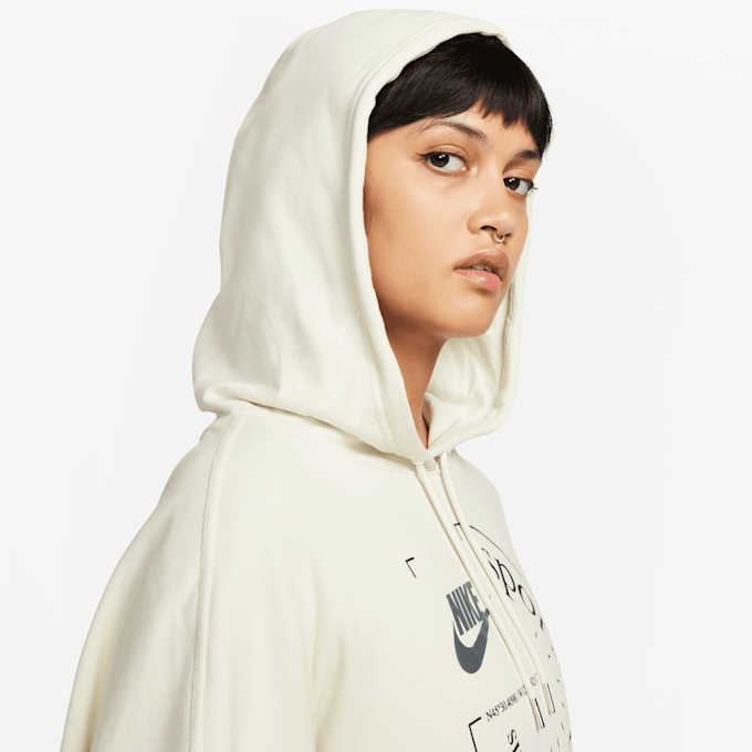 Nike Sportswear Oversized French Terry Hoodie rouge 27236 5