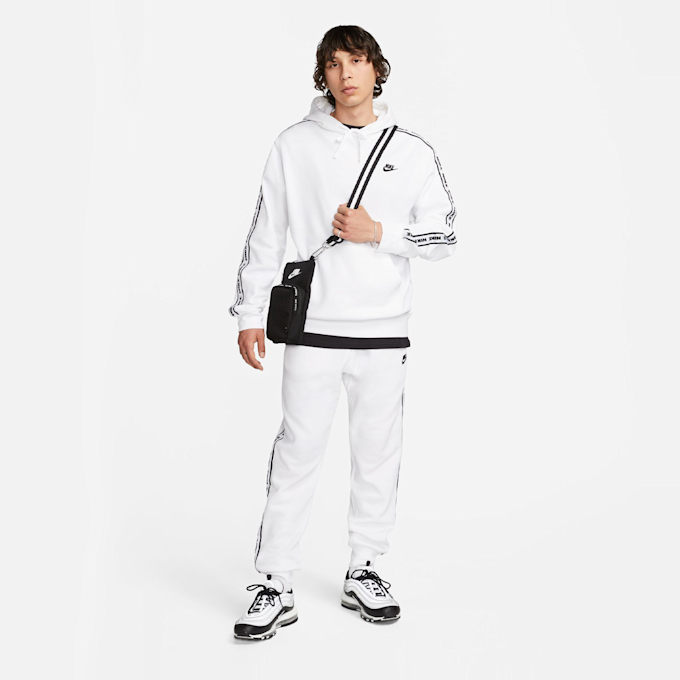 Nike Club Fleece Graphic Hooded Track Suit weiß 27350 9