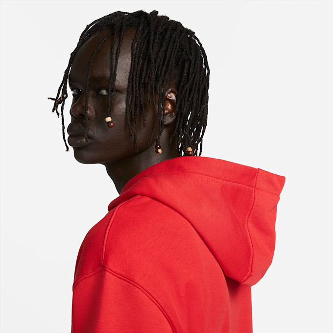 Nike Club Fleece+ French Terry Hoodie rosso 27405 4