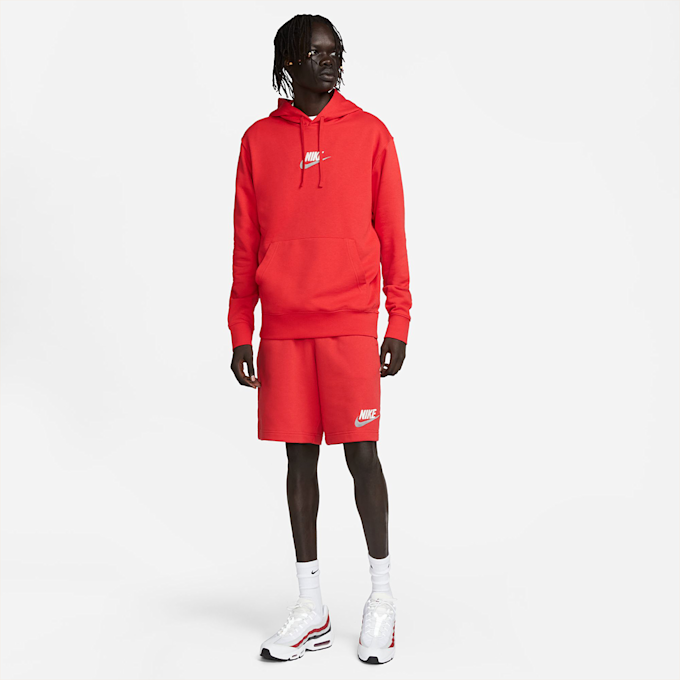 Nike Club Fleece+ French Terry Hoodie rosso 27405 7