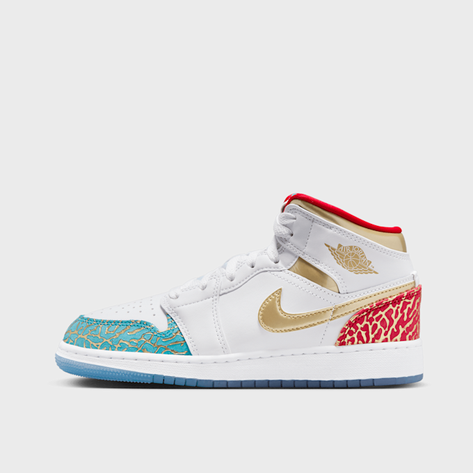 Jordan Air Jordan 1 Mid Sneaker School (GS) bianco 27444 1