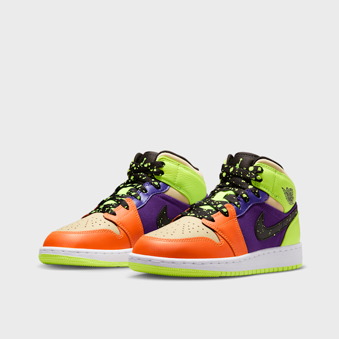Jordan Air Jordan 1 Mid SE (GS) noir 27446 4