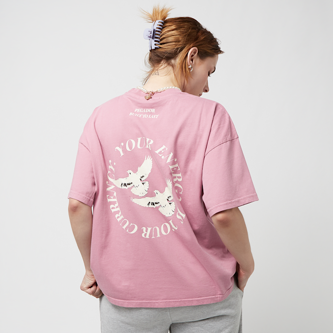 Pegador Portobello Heavy Oversized Tee rosa 27529 1