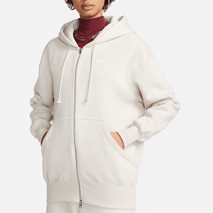 Nike Sportswear Phoenix Fleece Oversized Full-Zip Hoodie weiß 27536 5