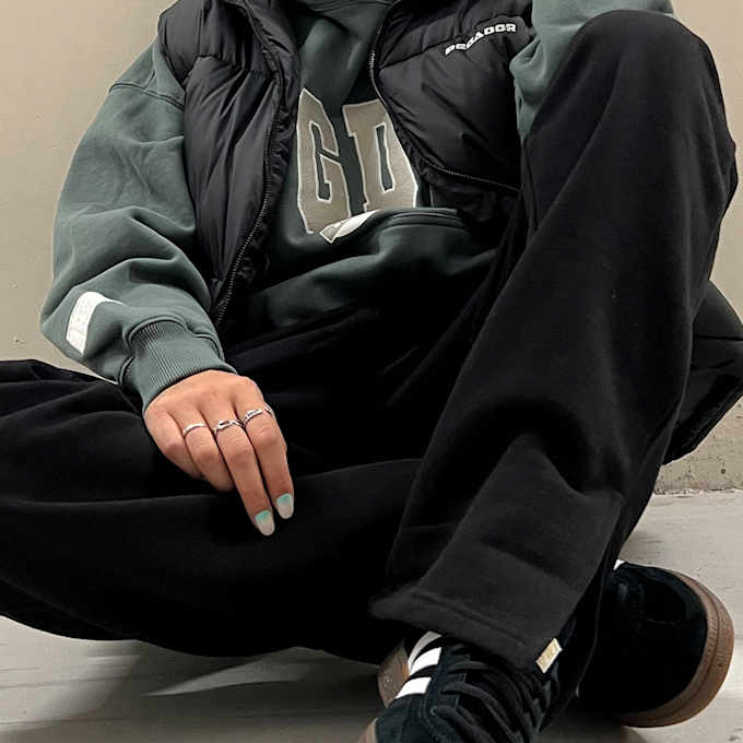 Pegador Warwick Straight Sweat Pants nero 27577 5