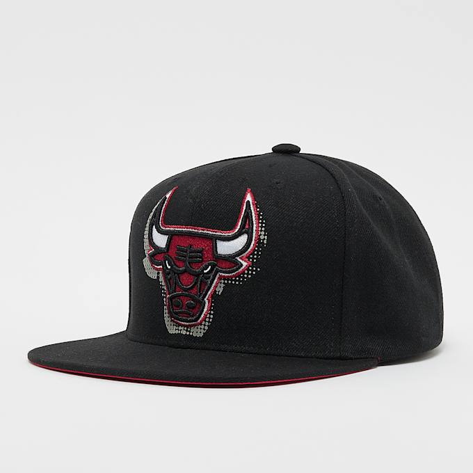 Mitchell & Ness Big Face 7.0 Snapback NBA Chicago Bulls zwart 27619 1