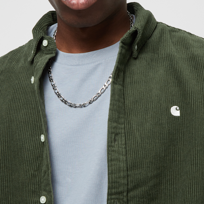 Carhartt WIP L/S Madison Cord Shirt grün 27890 3