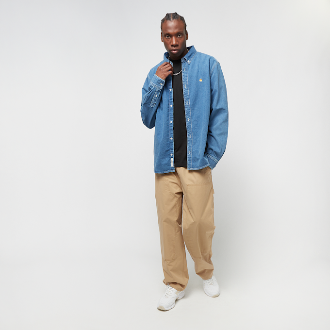 Carhartt WIP L/S Weldon Shirt blau 27892 4