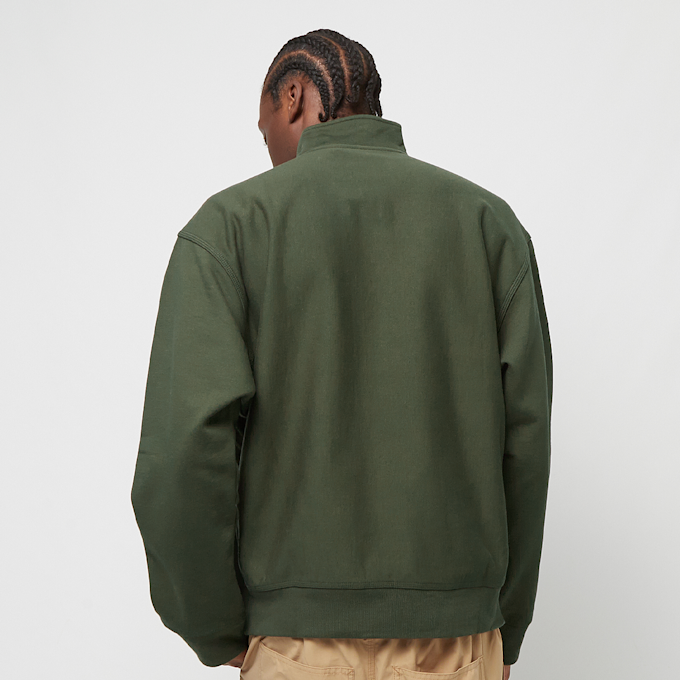 Carhartt WIP Half Zip American Script Sweatshirt zielony 27898 2