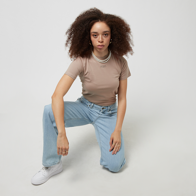 PEQUS Logo T-Shirt beige 27934 4