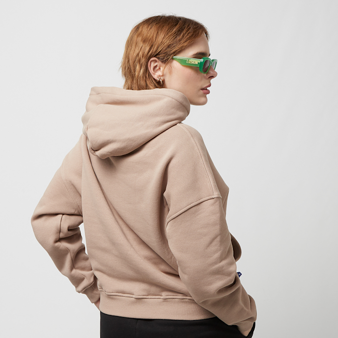 PEQUS Mythic Logo Cropped Hoodie brązowy 27938 2
