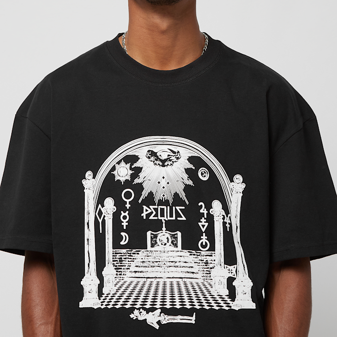 PEQUS Monument Graphic T-Shirt noir 27939 3