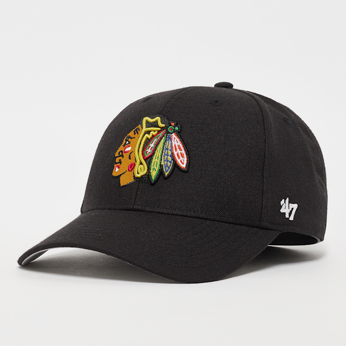 '47 47 MVP Sure Shot Snapback NHL Chicago Blackhawks schwarz 27995 1