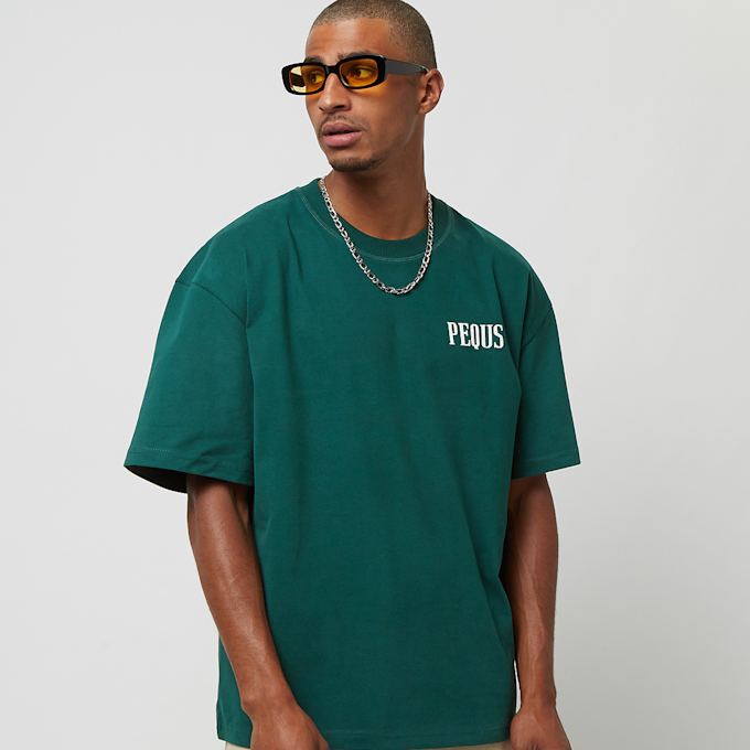 PEQUS Chest Logo T-Shirt vert 28087 1