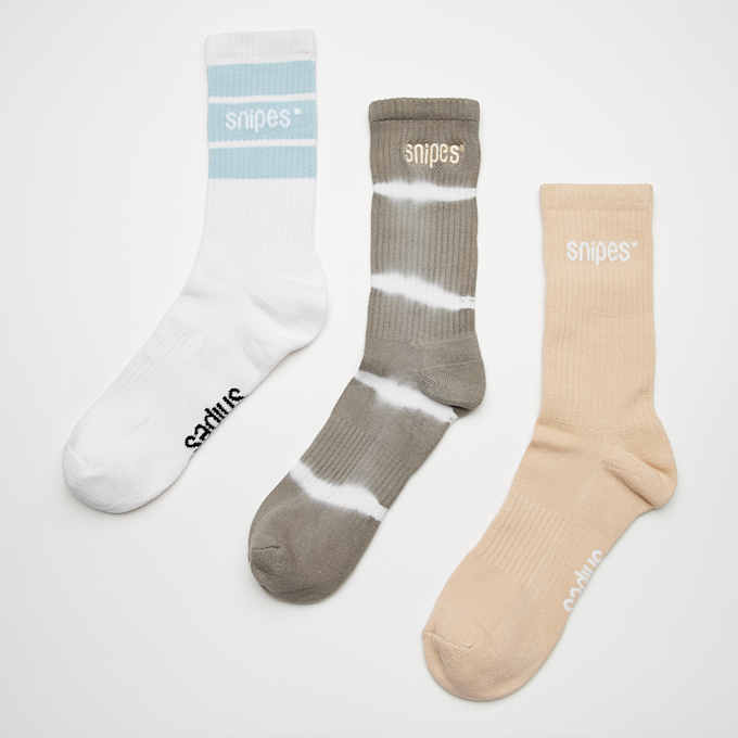 SNIPES 3 PACK - Basic Logo Crew Socks multicolor 28116 1