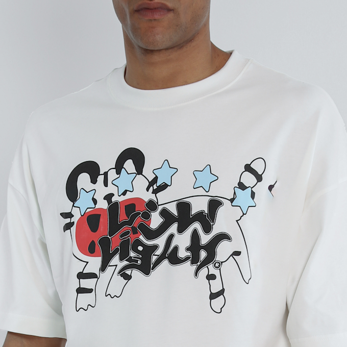 Low Lights Studios Tora Tee wit 28132 3
