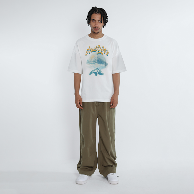 Low Lights Studios Mount Fuji Tee bianco 28137 4