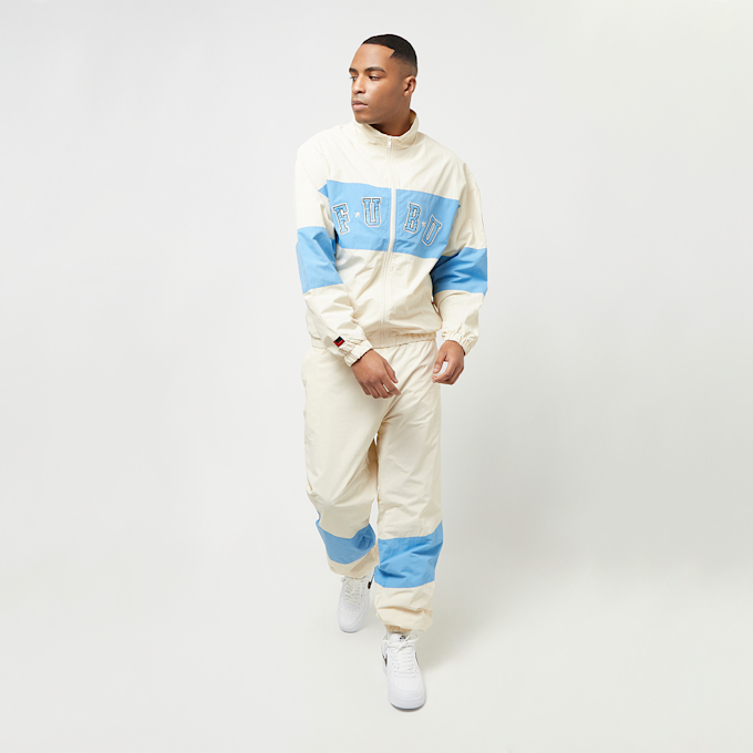 FUBU Corporate Block Track Pants blanco 22944 4