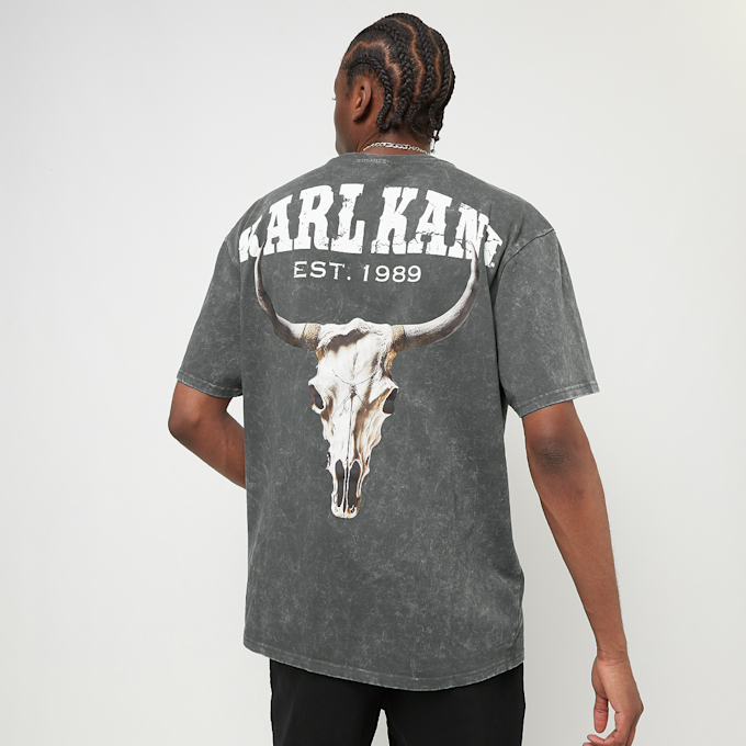 Karl Kani Small Signature Washed Heavy Jersey Skull Tee grau 22976 1