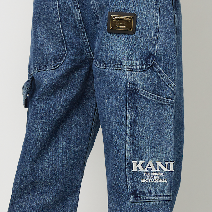 Karl Kani OG Stripe Block Denim Baggy Workwear Pants bleu 23005 4