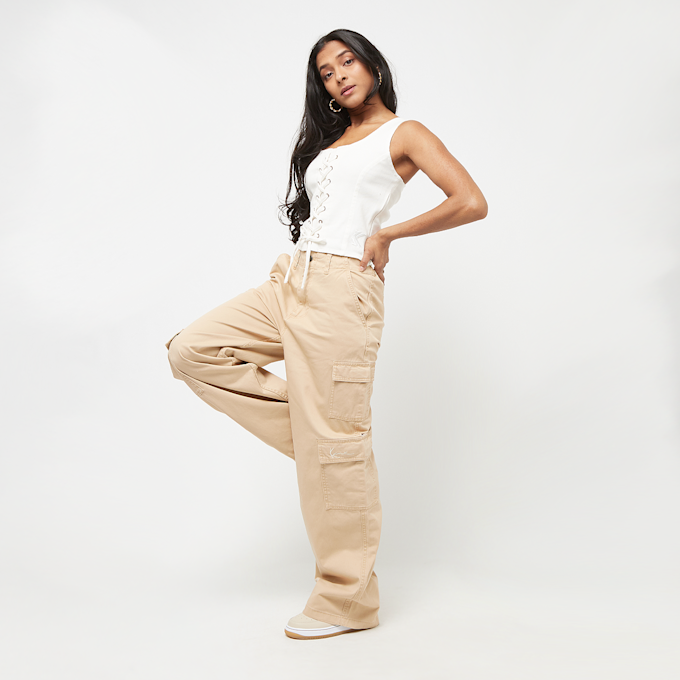 Karl Kani OG Lace Up Corset Top beige 23032 4