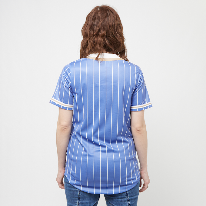 Karl Kani Varsity Pinstripe Baseball Shirt blu 23033 2