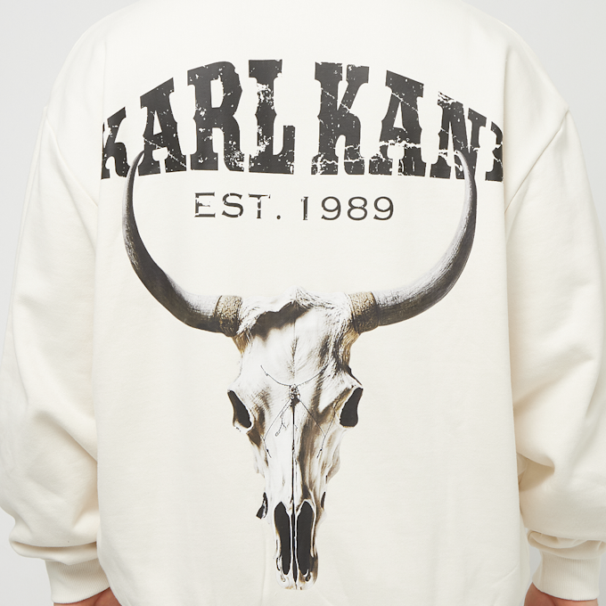 Karl Kani Chest Signature Os Heavy Sweat Full Zip Skull Hoodie weiß 23039 4
