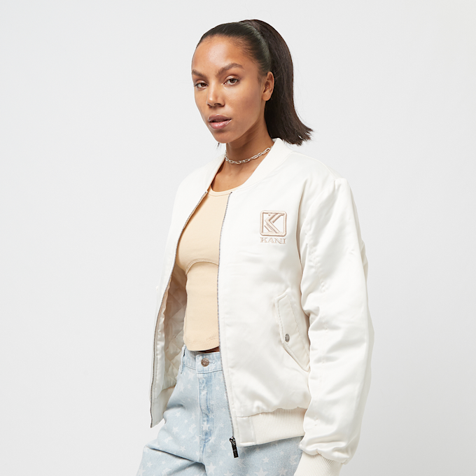 Karl Kani OG Satin Bomber Jacket blanc 23044 1