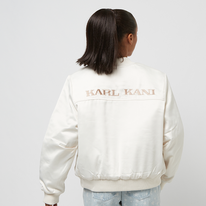 Karl Kani OG Satin Bomber Jacket blanc 23044 2