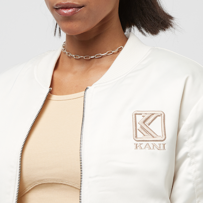 Karl Kani OG Satin Bomber Jacket blanc 23044 3