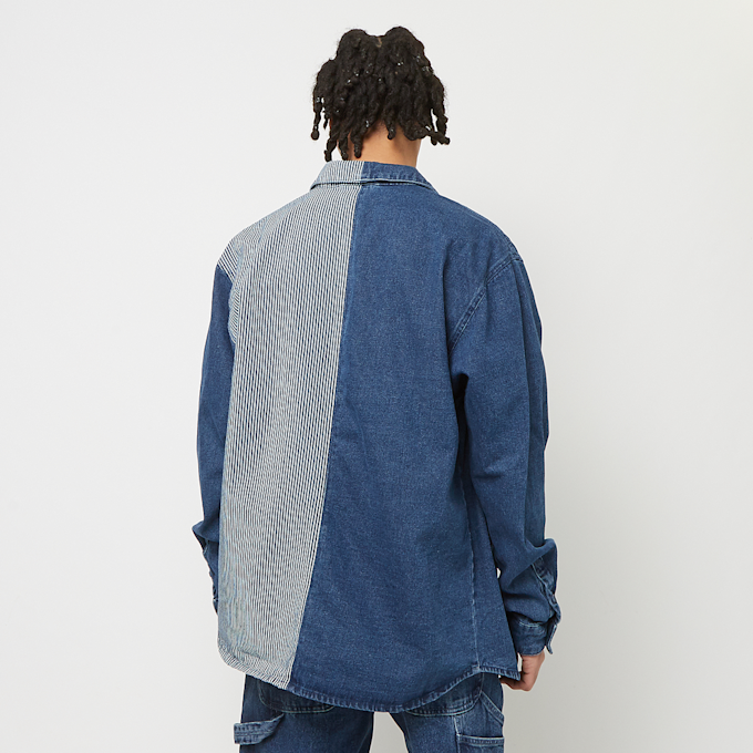Karl Kani Chest Signature Stripe Block Denim Shirt bleu 23077 2