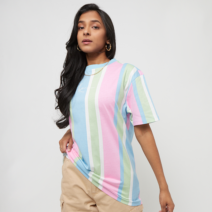Karl Kani Small Signature Oversized Stripe Tee multicolor 23088 1