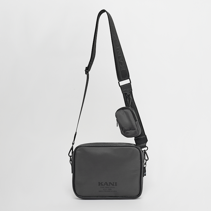 Karl Kani Retro Oversized Logo Messenger Bag gris 23093 1